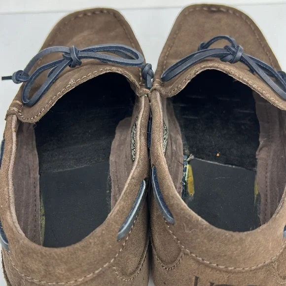 Authentic UGG Australia Chester Slip On Loafers Slippers Men's Size 10 EEE Brown - Picture 9 of 10